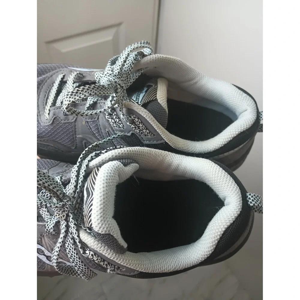 Saucony Excursion TR14 Womens 9W Wide Grey Black Trail Running Shoes S10585-27